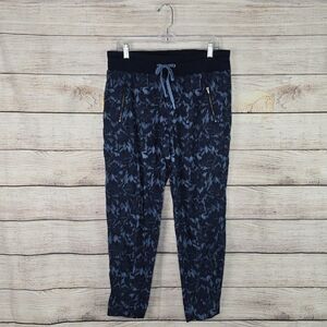 Athleta Trekkie North Jogger Blue Ethereal Bloom Cottage Blue Hiking Size 12